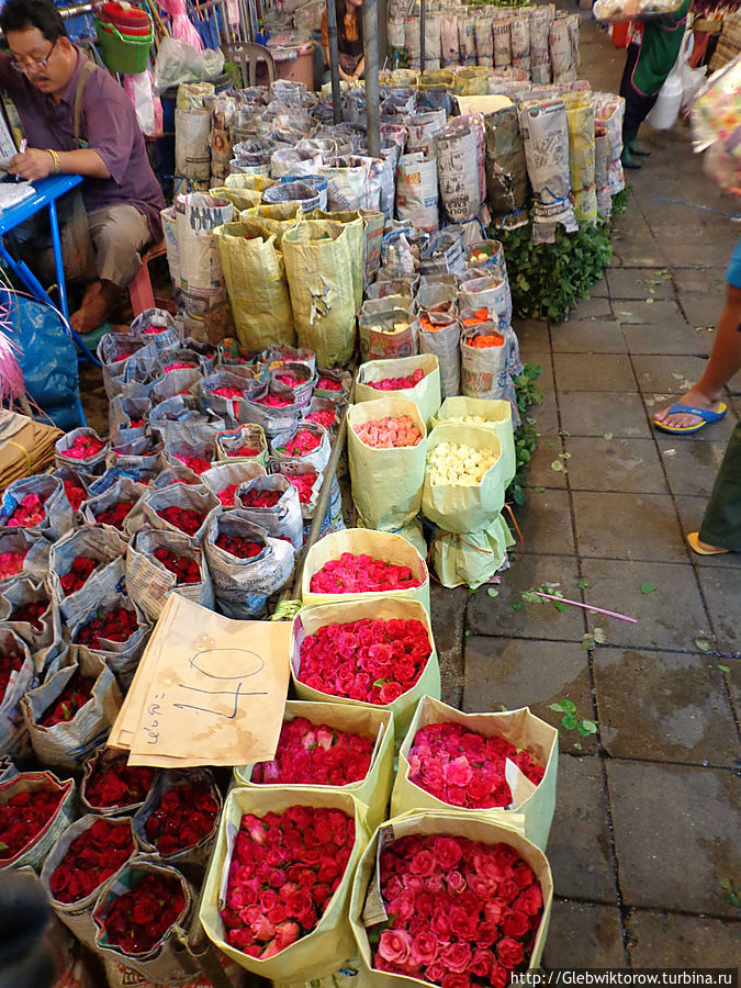 Бангкок. Цветочный базар. Бангкок, Таиланд