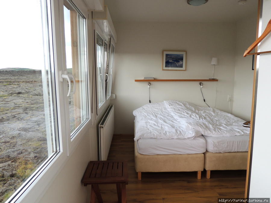 В двухместном номере особо не развернешься Рейкьяхлид, Исландия