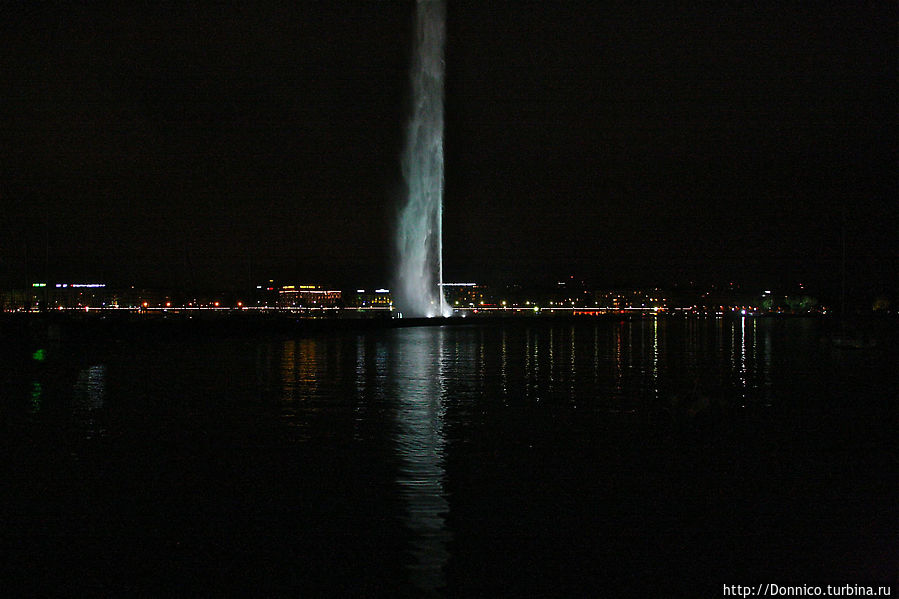 Женевский фонтан Женева, Швейцария
