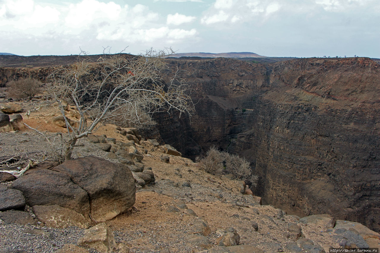 Canyon Dimbia — здесь начинается раскол Африки Каньон Димбия, Джибути