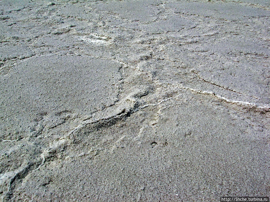 Долина Смерти. Badwater basin - пешком на глубине 86 метров