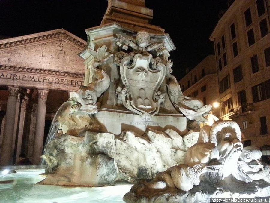 Площадь Ротонда — Пантеон Рим, Италия