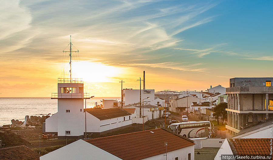 Понта-Делгада – административная столица Азорских островов Понта-Делгада, остров Сан-Мигел, Португалия