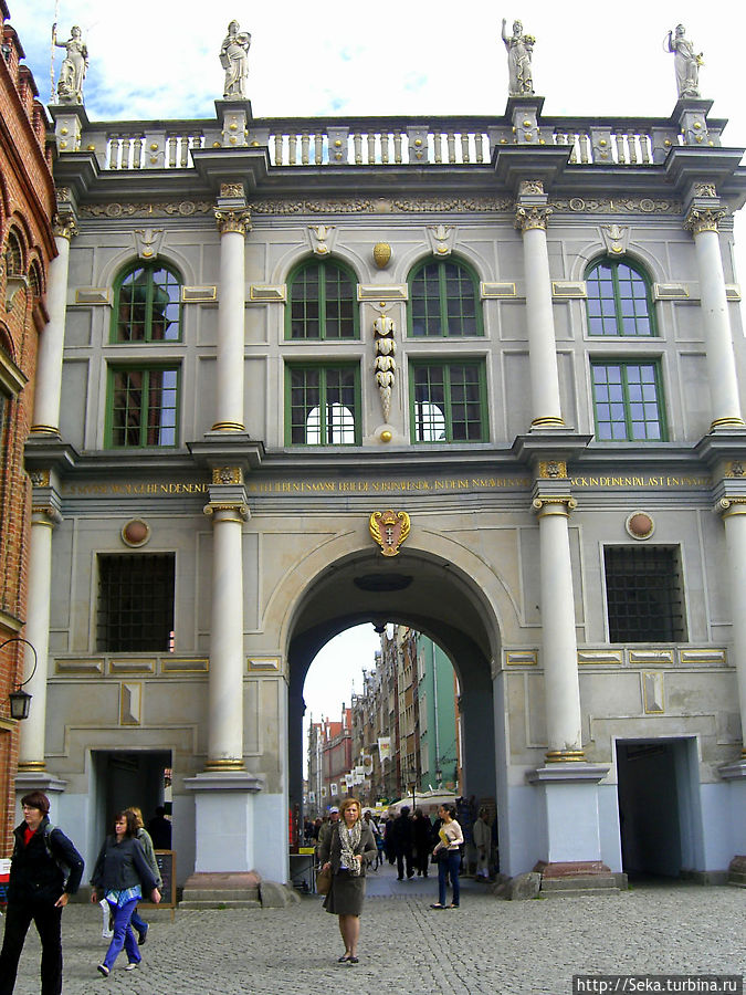 Золотые ворота Гданьск, Польша