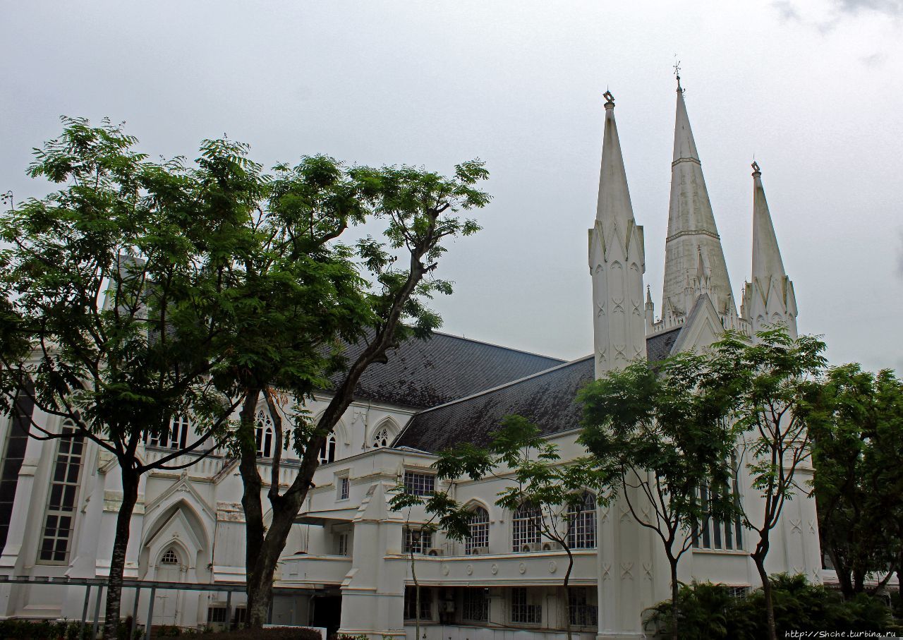 Кафедральный собор Сейнт Эндрю (Святого Андрея) Сингапур (столица), Сингапур (город-государство)