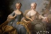 Мария Антуанетта в тёмном платье,бедной девушке отрубили голову во время великой французской революции
