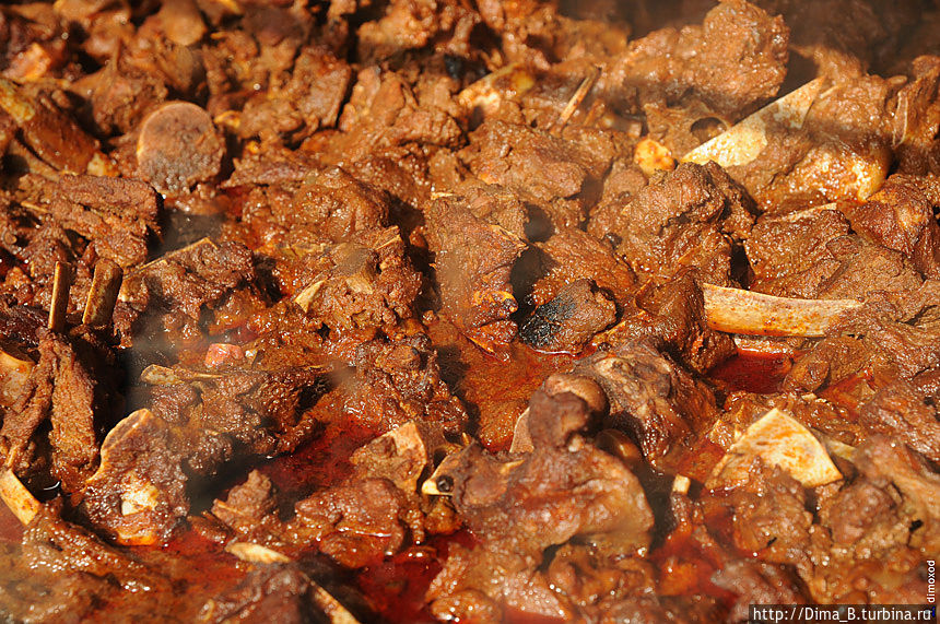 Все началось, как обычно, с нескольких стаканчиков сухого винца и баранины, в которую мы жадно вгрызались, разбрызгивая соус… Ммм, такая она была сочная и вкусная.
Закуской мы избрали большие соленые огурцы, пикантно оттеняющие вкус мяса. Никогда не думал, что такое простое блюдо может быть таким вкусным. Все началось, как обычно, с нескольких стаканчиков сухого винца и баранины, в которую мы жадно вгрызались, разбрызгивая соус… Ммм, такая она была сочная и вкусная.
Закуской мы избрали большие соленые огурцы, пикантно оттеняющие вкус мяса. Никогда не думал, что такое простое блюдо может быть таким вкусным.