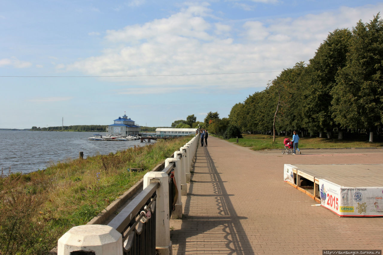 Набережная Волги. Кострома, Россия