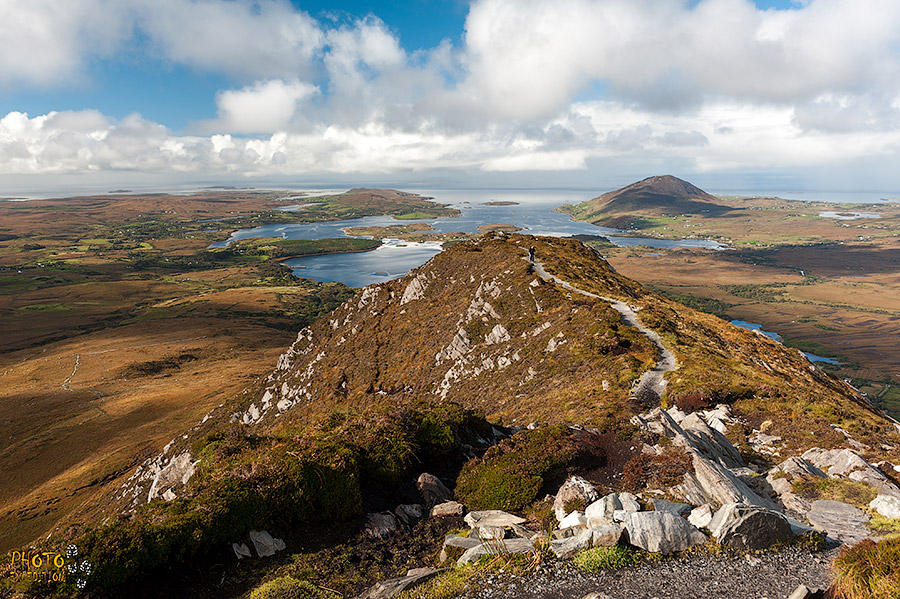 Вид с Бриллиантовой горы Ирландия