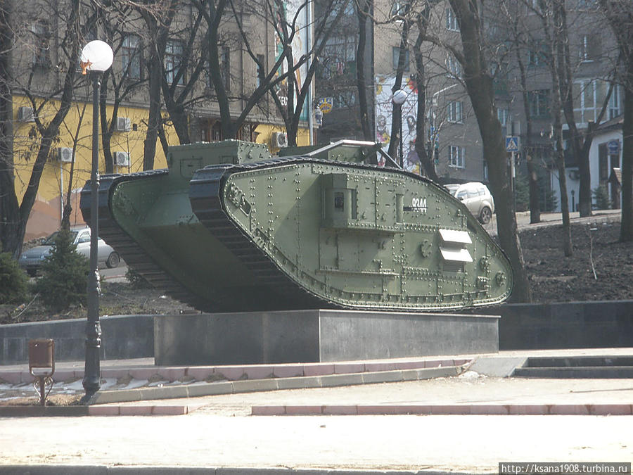 У нас есть немецкие танки времен первой мировой войны. Луганск, Украина