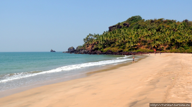 Пляж Кабо де Рама на Гоа Палолем, Индия