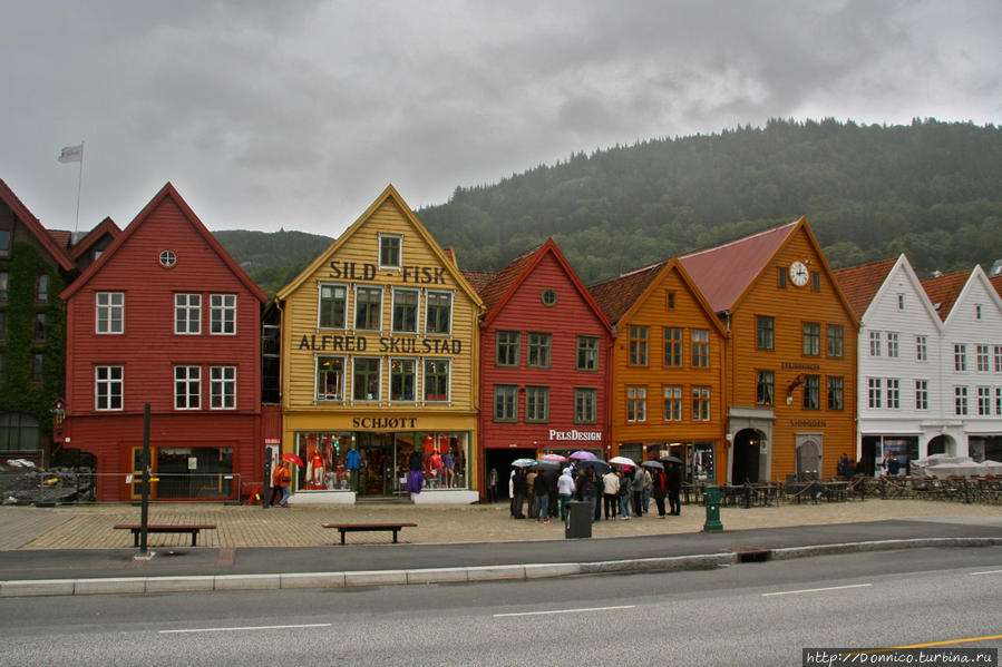 Квартал Брюгген Берген, Норвегия Квартал Брюгген Берген, Норвегия