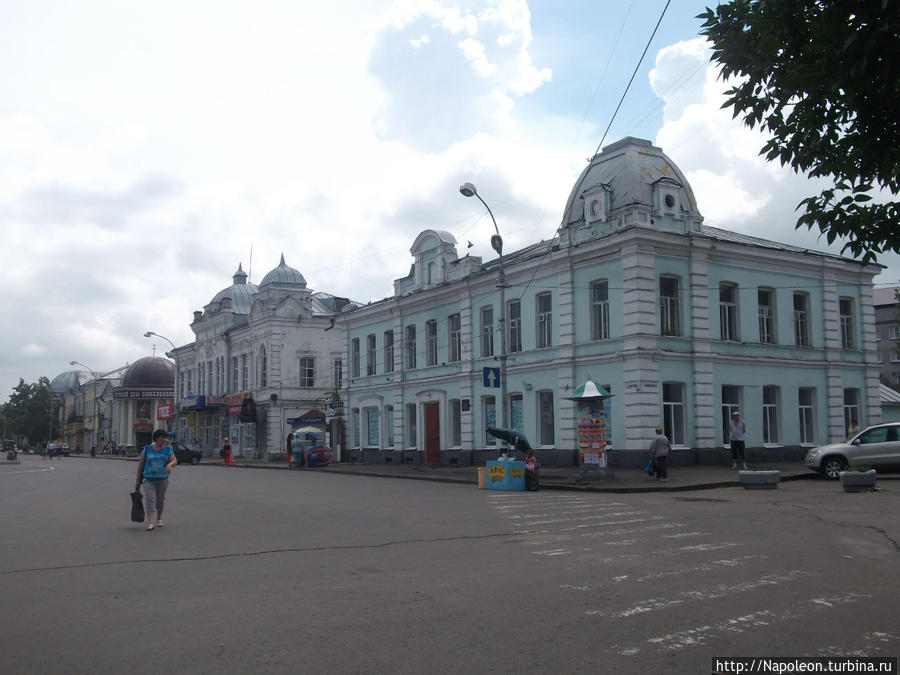 Улицы старого города Мичуринск, Россия