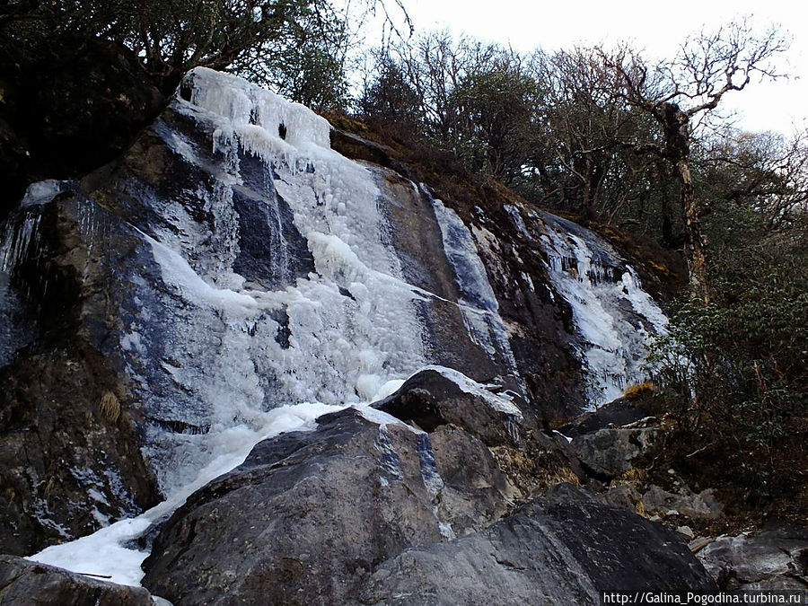 ледяной водопад ледяной водопад