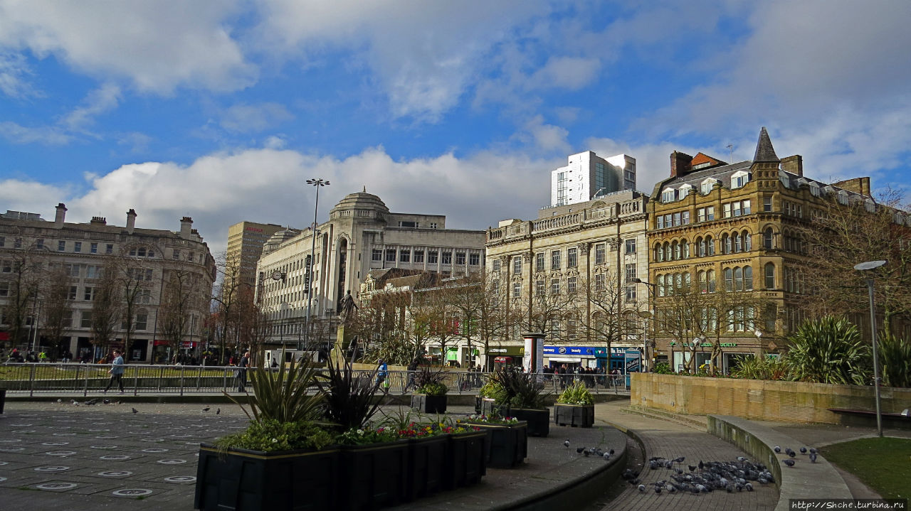 Площадь Пикадилли Манчестер, Великобритания