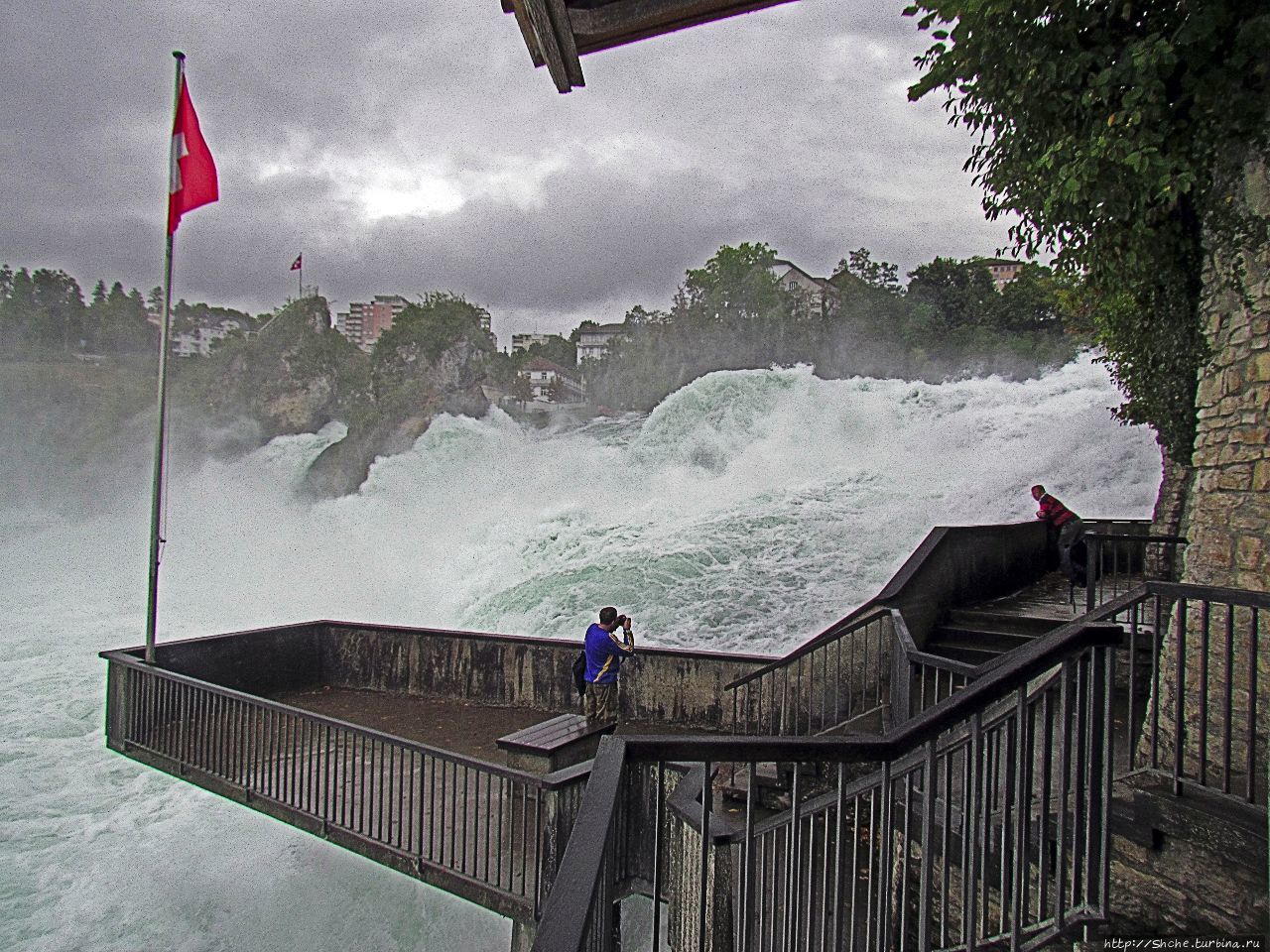 Рейнский водопад Шаффхаузен, Швейцария