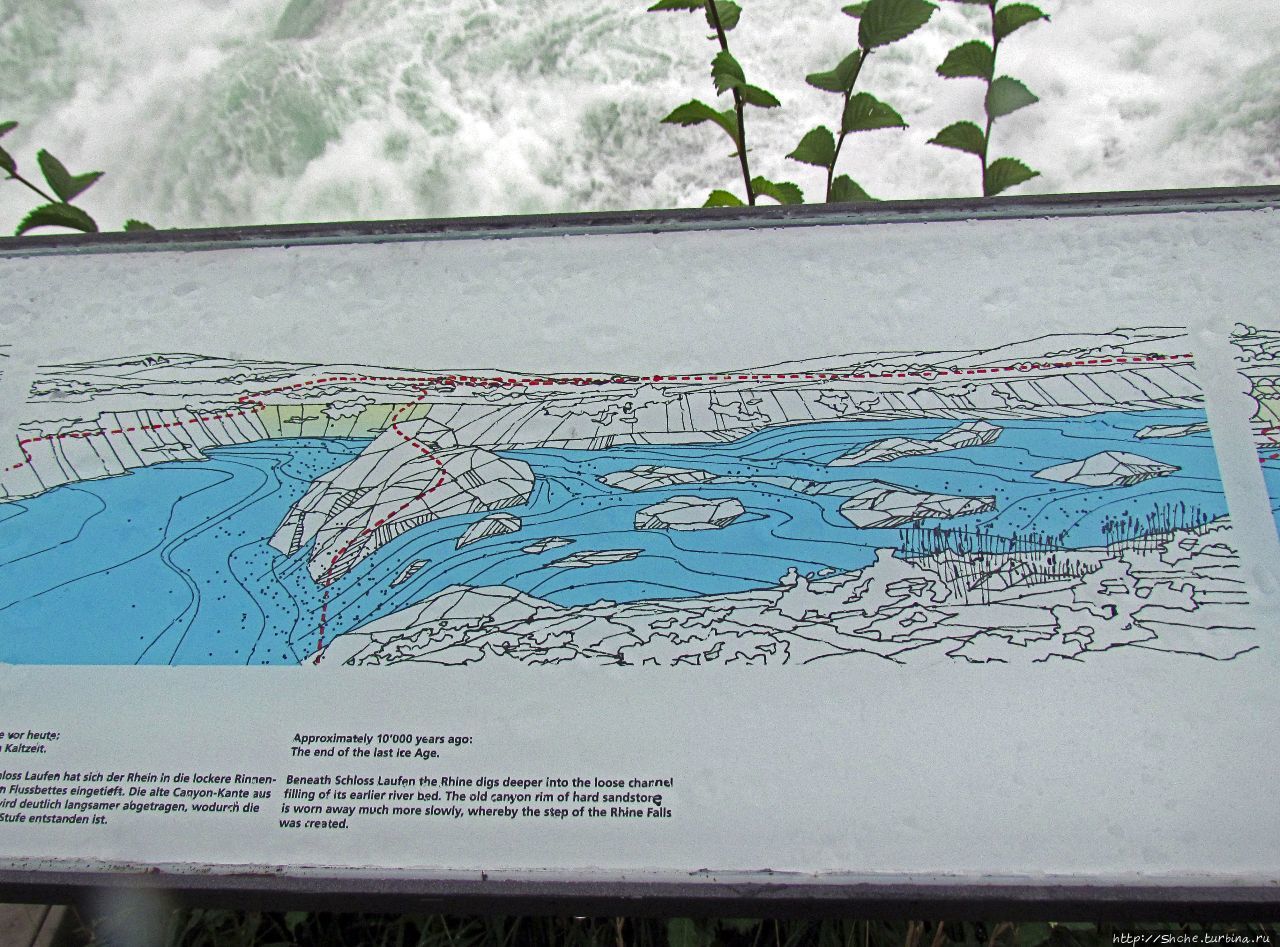 Рейнфол-Фельзен (утес на Рейнском водопаде) Рейнский водопад, Швейцария