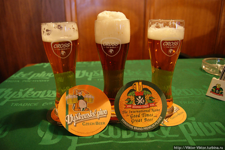 Пиво Центральной Моравии Оломоуцкий край, Чехия
