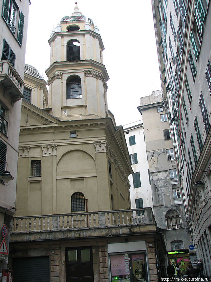 Церковь Святого Петра у банков Генуя, Италия