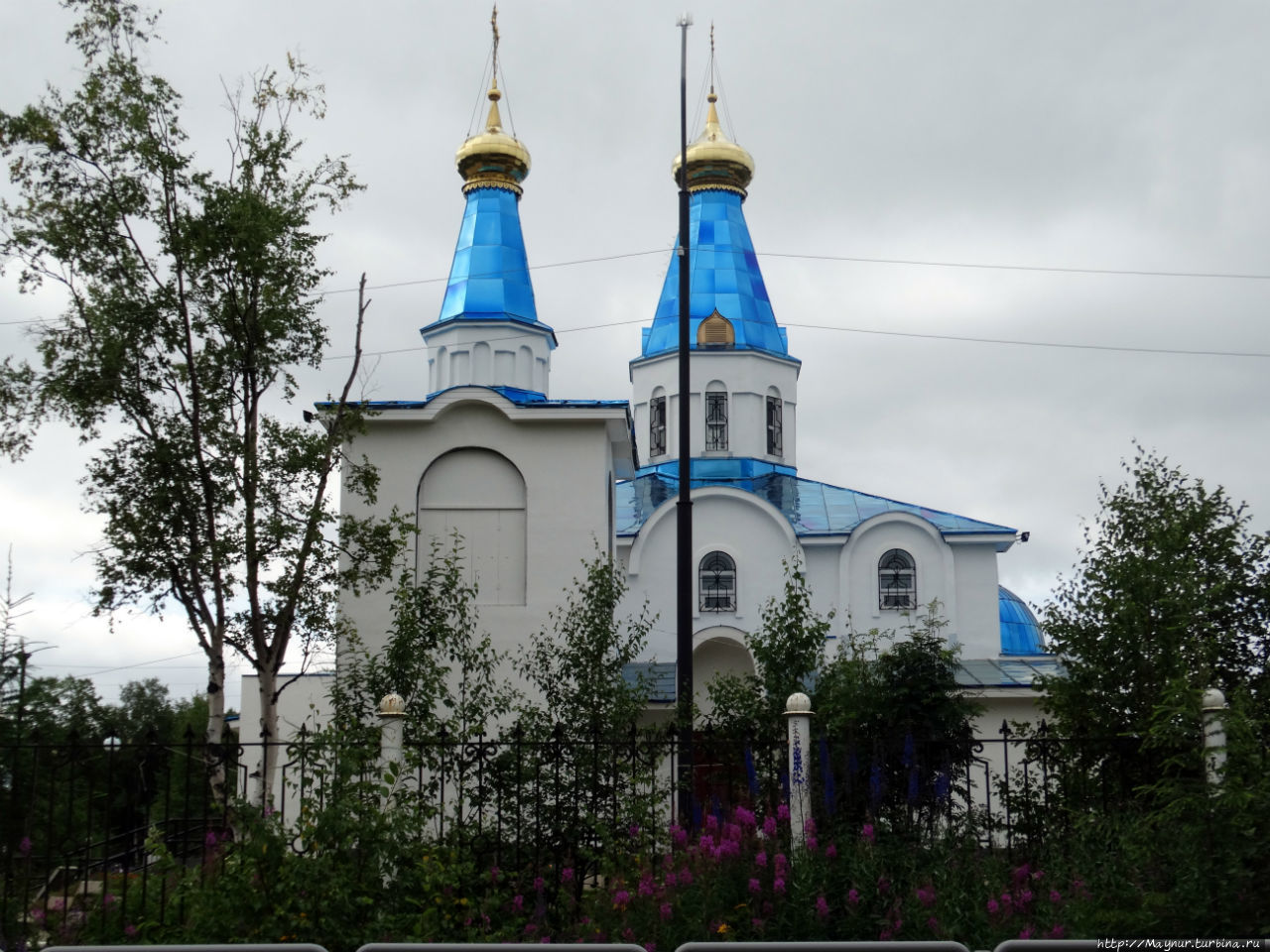 Церковь в Ногликах. Оха, Россия