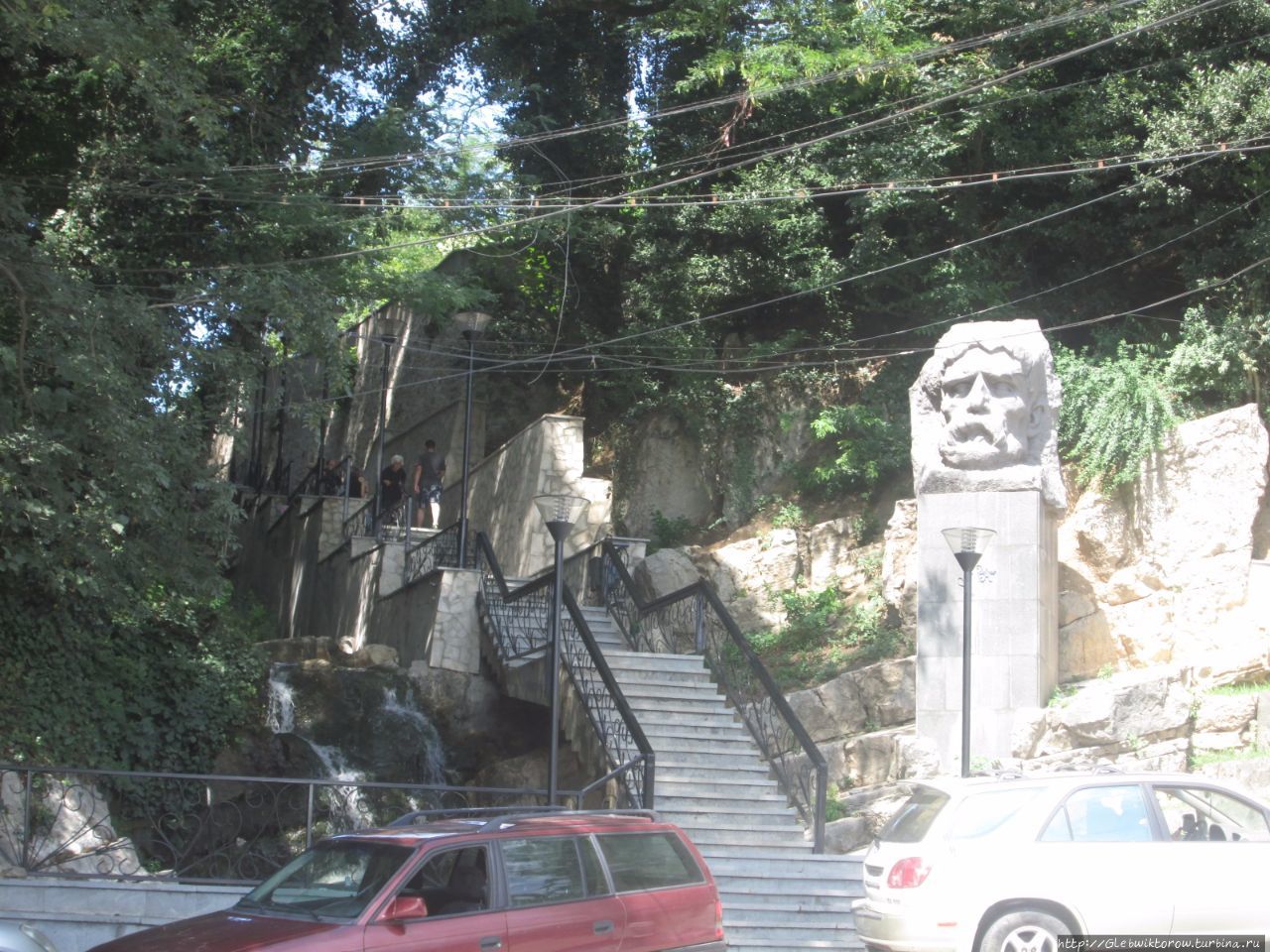 Прогулка по Кутаиси — от реки Риони на запад города Кутаиси, Грузия