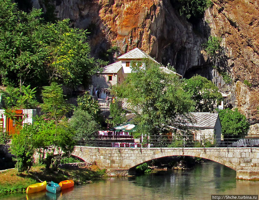 Blagaj Tekija — святое место дервишей и суфиев у истока Буны Благай, Босния и Герцеговина