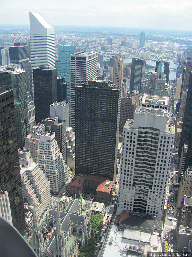 С высоты Рокфеллер центра С высоты Рокфеллер центра