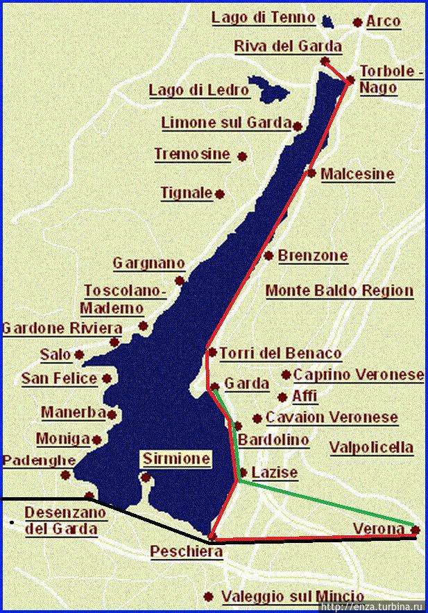 Восточный берег Гарды. Небольшая инструкция по применению Озеро Гарда, Италия