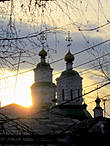 Покровский собор на закате.