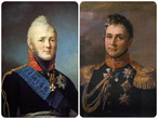 Император Александр Первый и граф М.С.Воронцов (фото из Интернета)