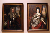 Анна Мария Луиза Медичи с супругом Имперским князем Иоганном Вильгельмом Пфальцским