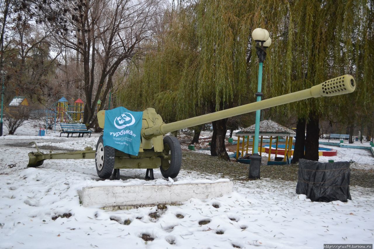 Танки и пушки в городе Героев Вольск, Россия