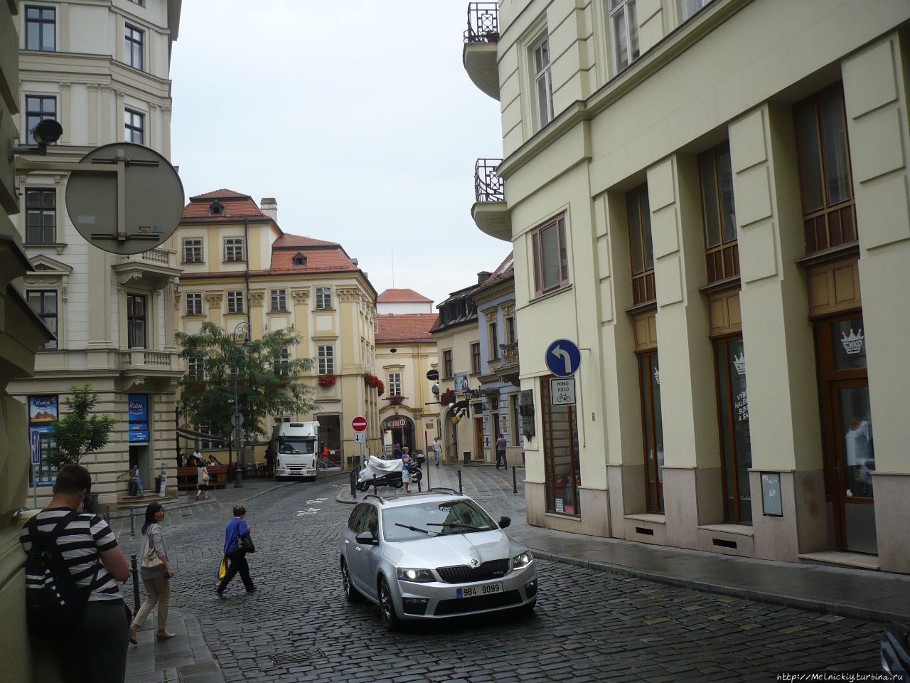 Большая прогулка по центру старинного города Брно, Чехия