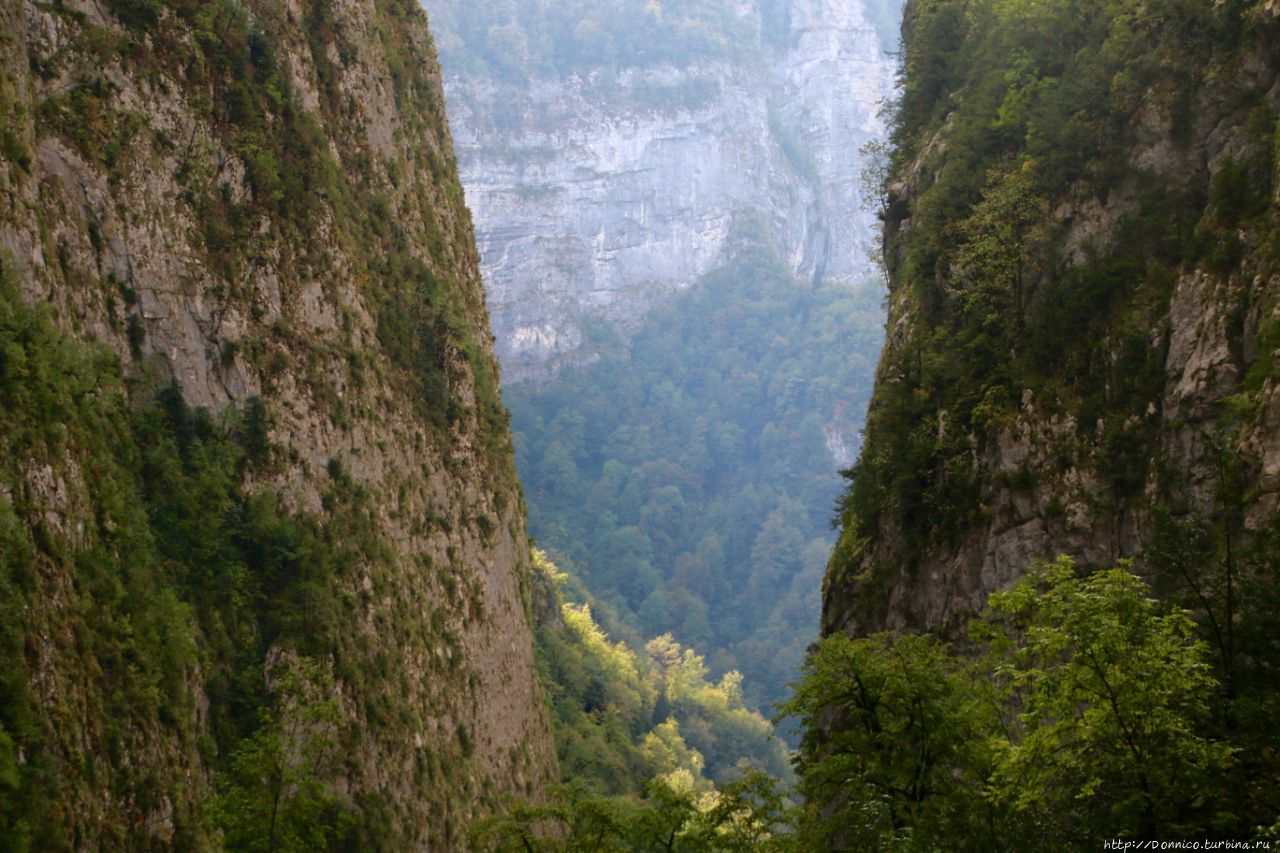 Каньон реки Юпшара Рица Реликтовый Национальный Парк, Абхазия