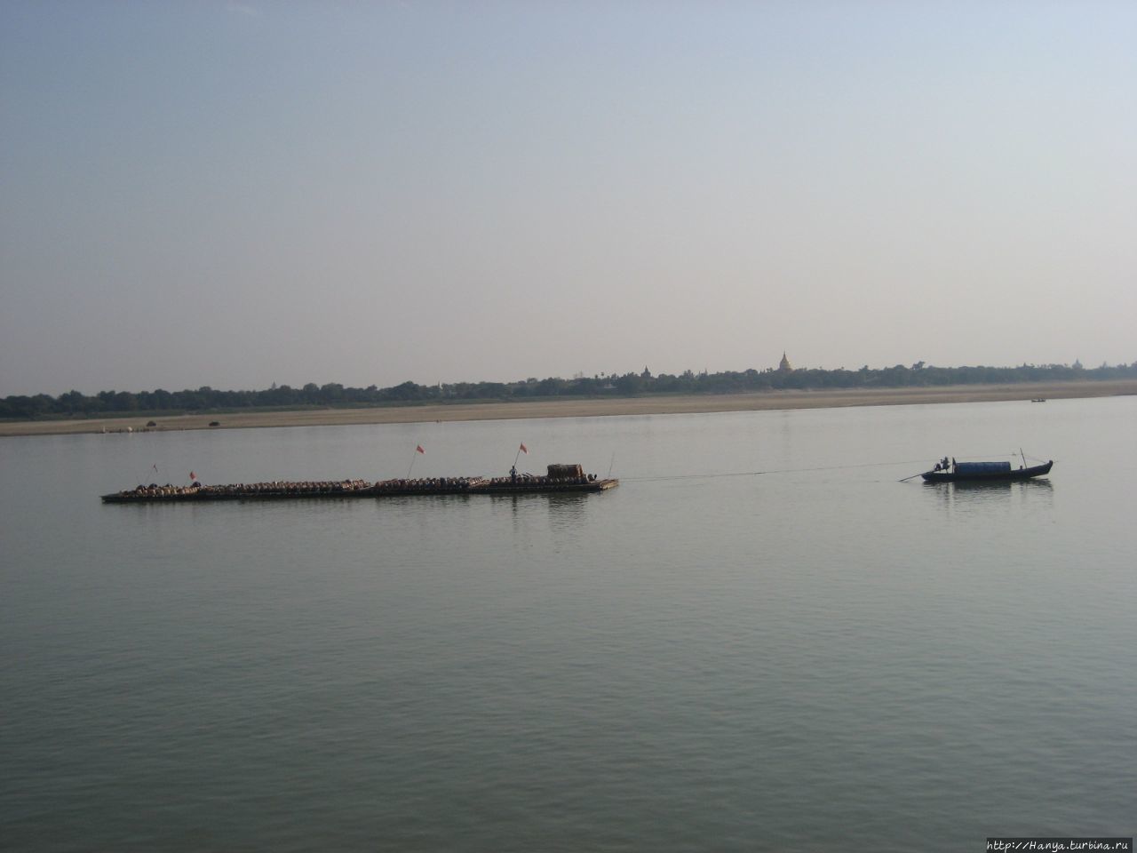 Река Иравади (Ayeyawady) Мандалай, Мьянма