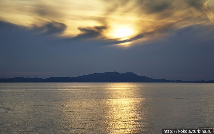 Переправа из Игуменицы в Керкиру (Корфу) Остров Корфу, Греция