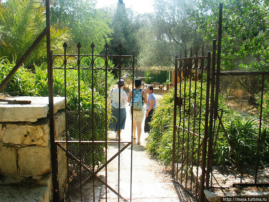 вход в сад Иерусалим, Израиль