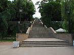 Каменная лестница с Пушкинской набережной.