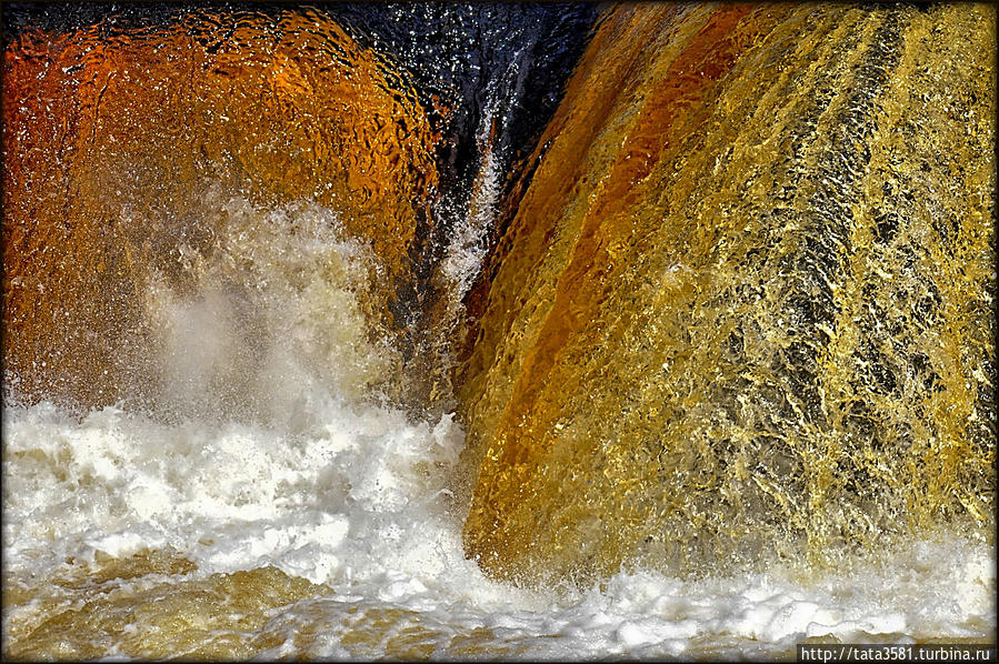 Водопад Воицкий Падун в Надвоицах Надвоицы, Россия