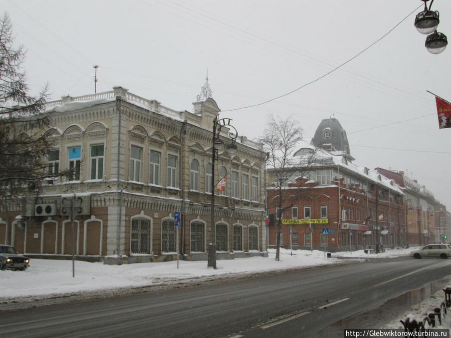 Прогулка по Тюмени в апрельский снегопад Тюмень, Россия