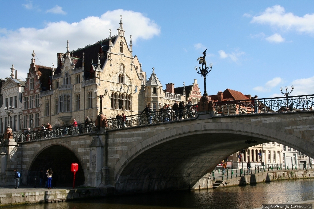 Мост Святого Михаила. Фото из интернета Гент, Бельгия