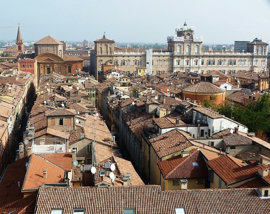 Модена глазами птиц Модена, Италия Модена глазами птиц Модена, Италия