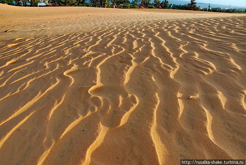 Пунктиры на песке Муй-Не, Вьетнам