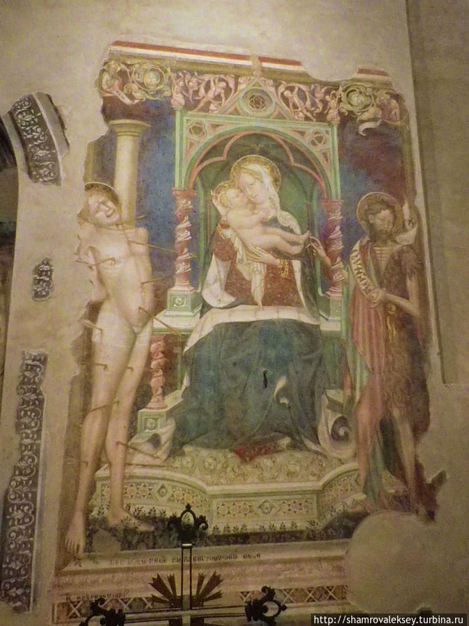 Урбино. Фрески часовни святого Иоанна Крестителя Урбино, Италия