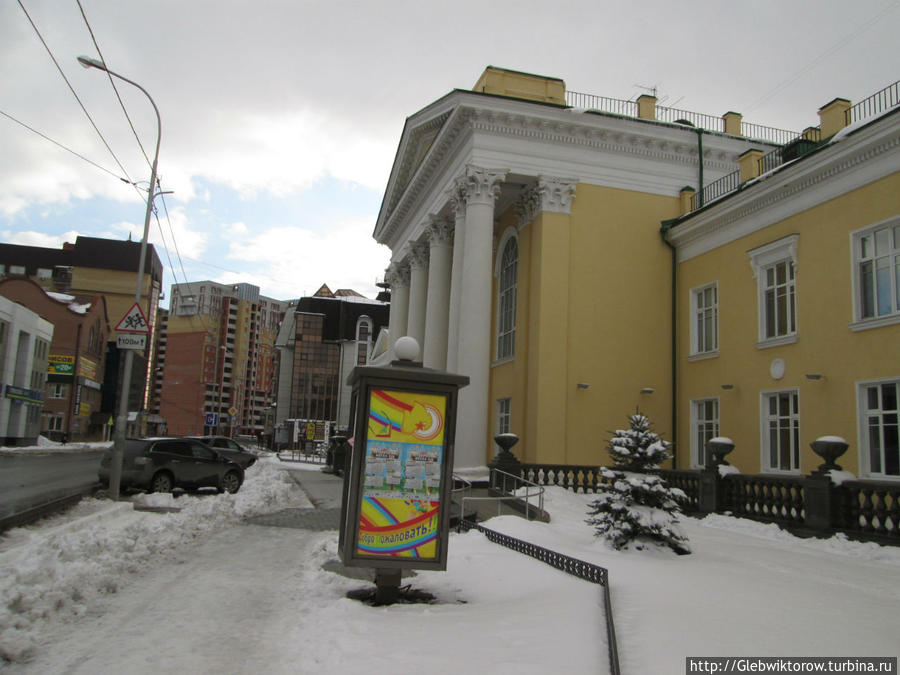 Прогулка по Тюмени в апрельский снегопад Тюмень, Россия