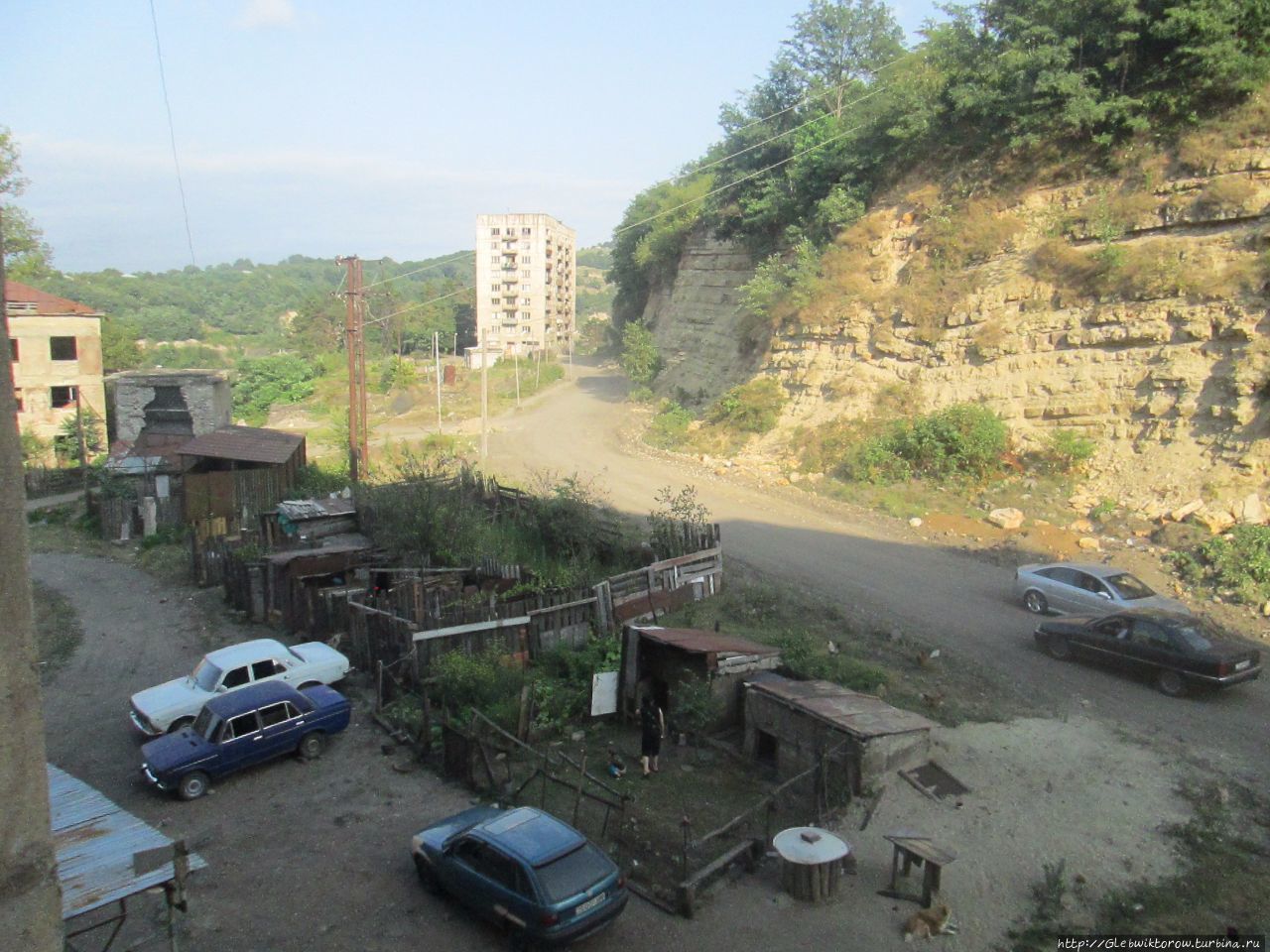 Поездка на второй канатной дороге Чиатура, Грузия