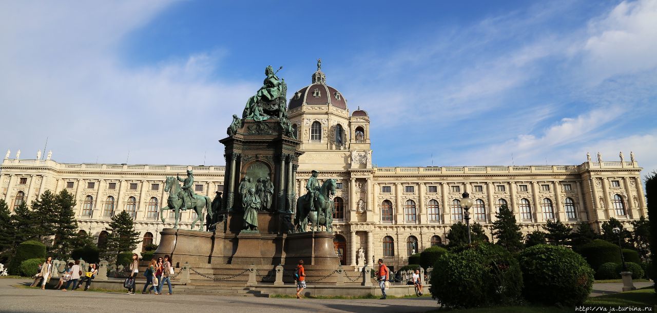 Здание музея истории искусств и Нидерландские живописцы Вена, Австрия