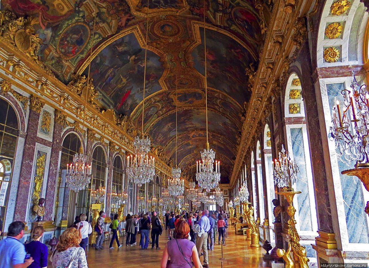 Зеркальная галерея Версаль, Франция