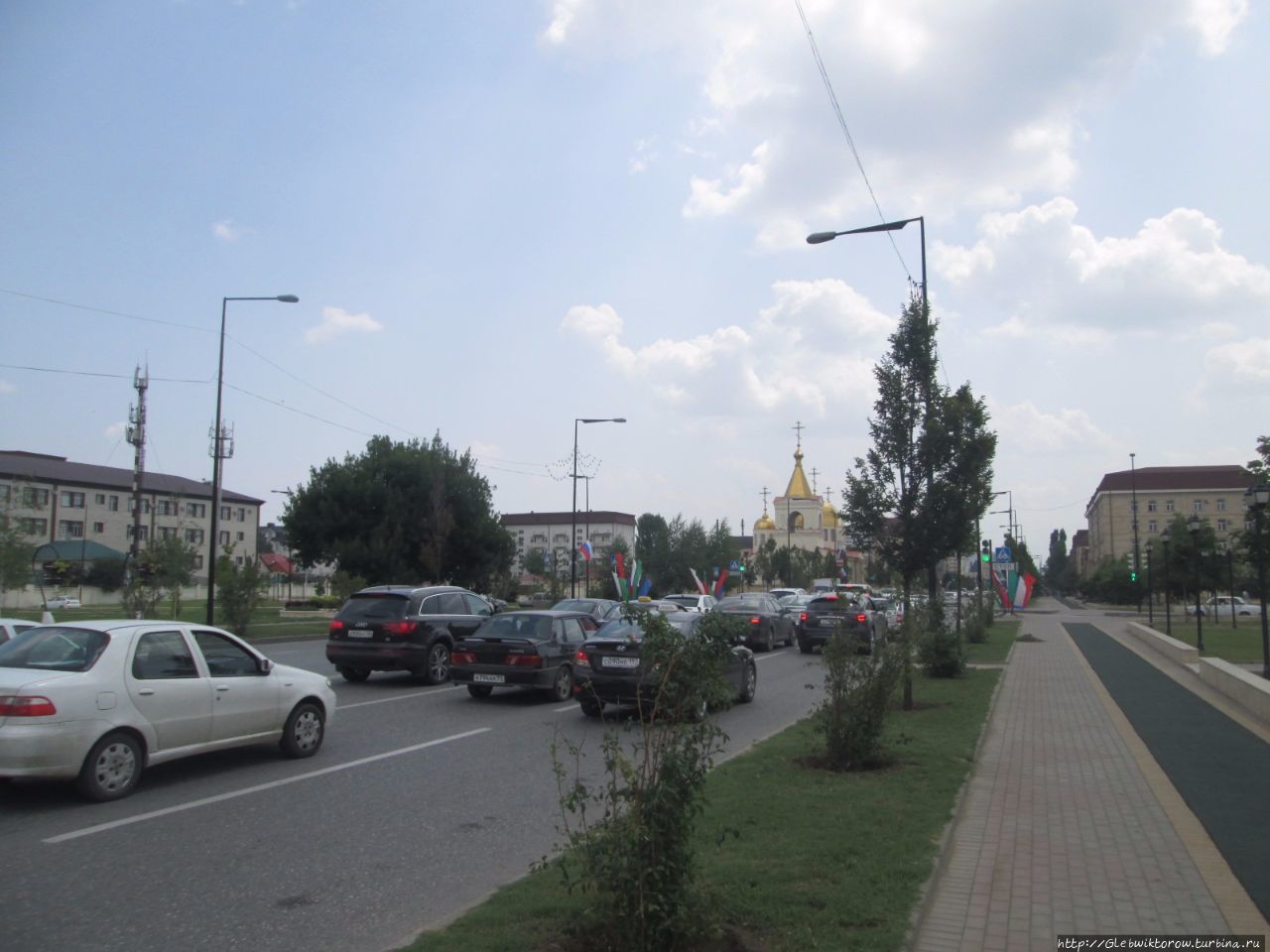 Прогулка около Грозный-Сити