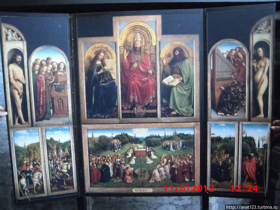 Гентский алтарь в соборе Святого Бавона Гентский алтарь в соборе Святого Бавона